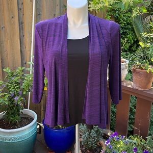 Classy, purple and black top